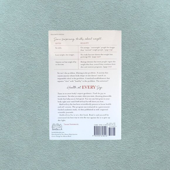 Health at Every Size by Linda Bacon LIKE NEW - Picture 2 of 3